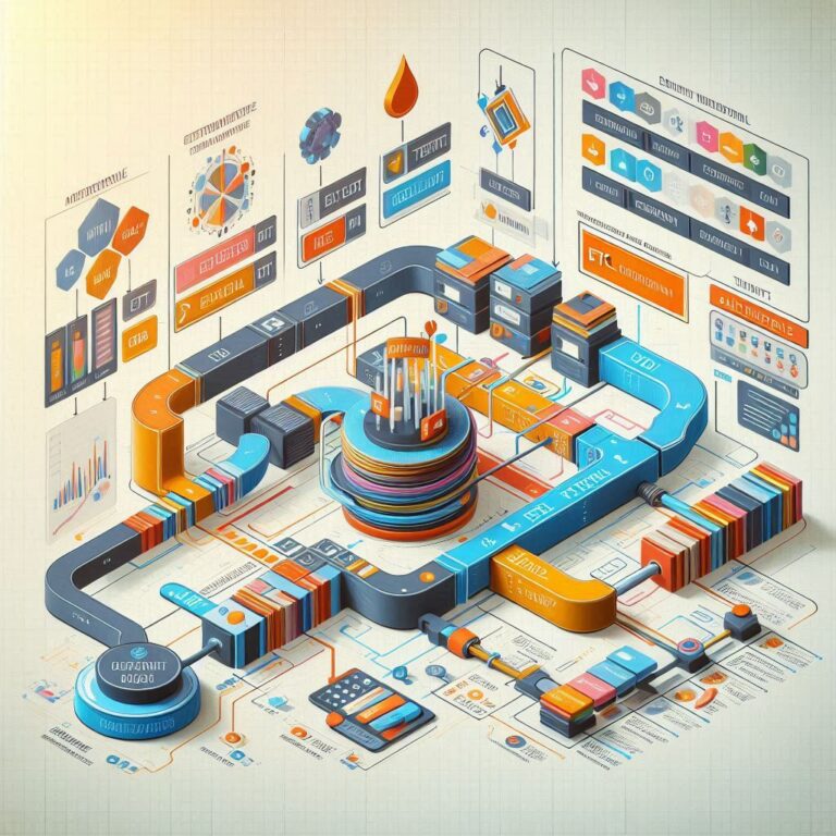 A modern ETL pipeline infographic